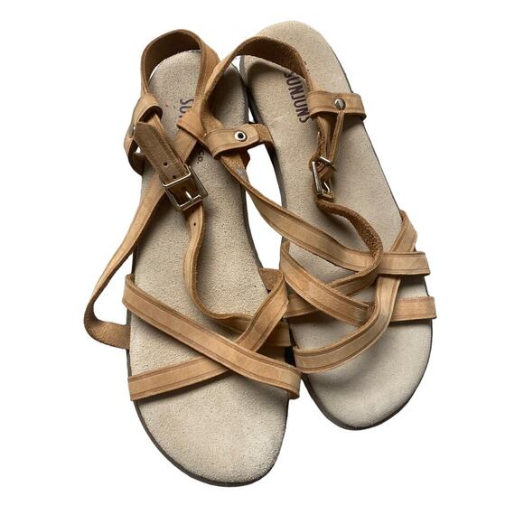 G.H. Bass & Co. Shoes - GH Bass & Co Sunjuns Margie strappy sandals tan leather size 7